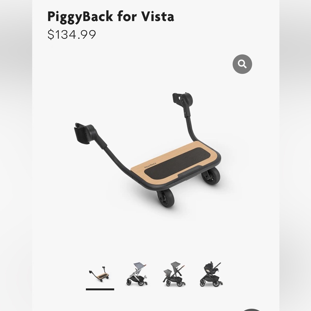Kick board attachment for UppaBany Vista Stroller. Only used a handful of times.